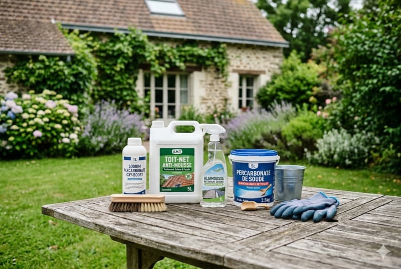 Quel produit pour nettoyer sa toiture ?